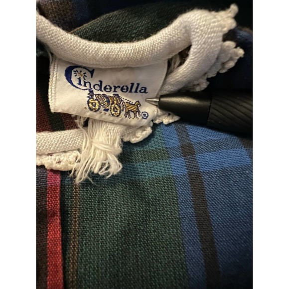 Vintage Cinderella Brand Christmas Plaid Dress toddler - Picture 7 of 8